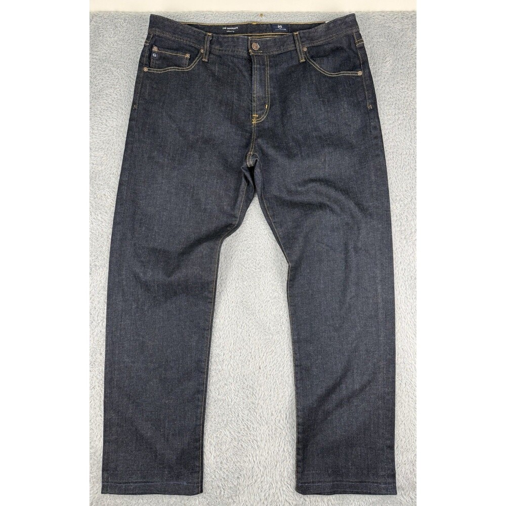 AG Adriano Goldschmied Mens The Graduate Tailored Leg Dark Wash Jeans Size 38x32